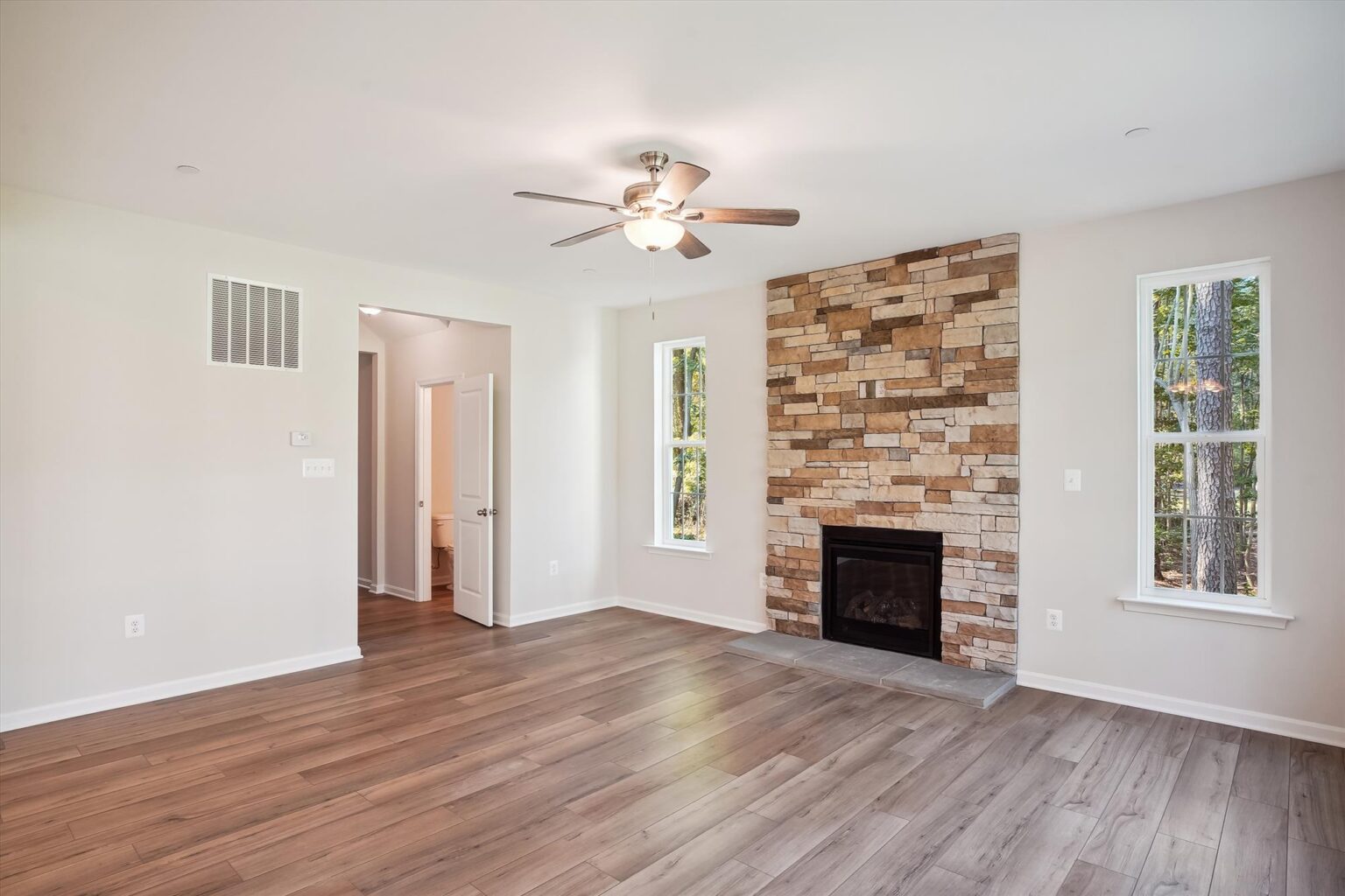 Family Room With Fireplace